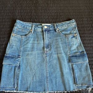 Dear John Blue Mini Skirt